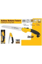 Katlanır Budama Testeresi 180 mm – Yüksek Karbonlu Çelik, Krom Kaplı - Görsel 2