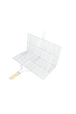 Büyük Boy Mangal Izgarası 50×30 cm – Ahşap Saplı - Görsel 2