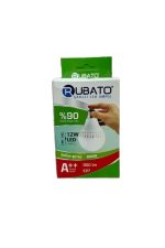 RUBATO 12 Watt Beyaz Şarjlı LED Ampul 2 Adet