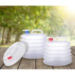 TİTİZ TP-645 FDA Akordiyon Musluklu Katlanır Su Bidonu 10 LT
