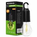 Winnboss EKL-06 G-912 USB Şarjlı Kamp Lambası – Seyyar Rustik Ampul, Mandallı Kanca Askılık