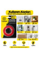 18 mm x 2 Yrd VHB Akrilik Silikon Bant – Şeffaf Çift Taraflı Ekstra Güçlü Bant - Görsel 3