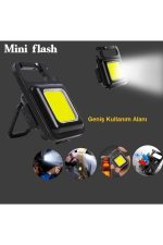 30 Ledli Mıknatıslı Mini Anahtarlık Flash Kamp Lambası