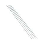 İbico C-400 Ciğer ve Domates Metal Mangal Şişi 50 cm - İnce Kare- 100'li Paket