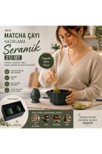 Matcha Çayı Hazırlama Seramik 2'li Set (SMS-02)